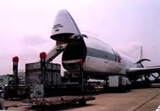 Loading and unloading air cargoes