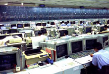 Shinkansens central control room
